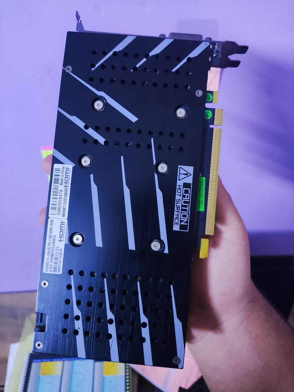 كرت GALAX GeForce GTX 1660 Ti OC نسخة كسر السرعة
من احسن النسخ تفحص قبل متستلم
عندي توصيل مكاني بغداد
سعر 165 فقط


**إذا كنت صاحب هذا الإعلان وتريد حذفه لأي سبب، رجاءا أرسل رسالة إلى الدعم الفني**