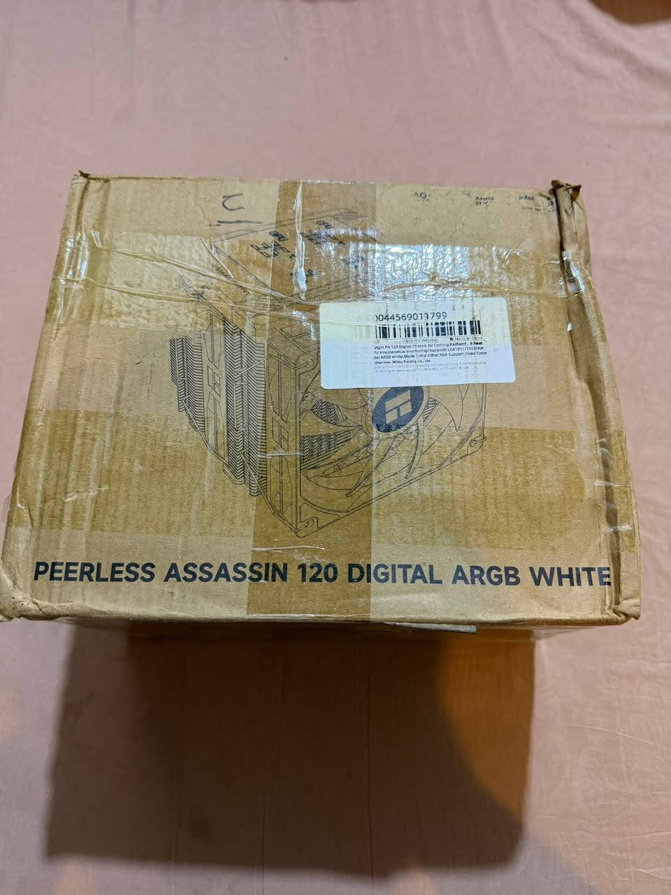 مرحبا اخوان مبرد Peerless Assassin 120 Digital ARGB بهذا الشكل يرهم على الرايزن والانتل جديد ما مستخدم السعر 45 واصل البيتك السعر نهائي مكاني بصره وتوصيل موجود الكل العراق للتواصل واتساب *********** او على الماسنجر
