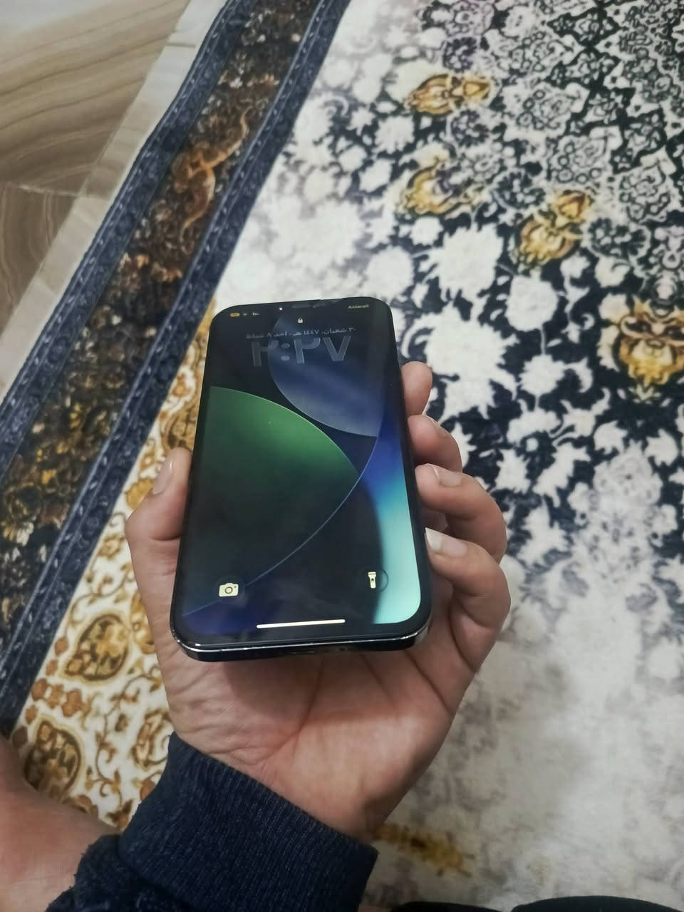 سلام عليكم ايفون 12 برو ماكس ذاكره 256
بطاريه78
جهاز مبدل شاشه نوعيتها حلوه 
الشاشه الاصليه عندي موجوده شغاله بس بيها فطور 
شرق اوسط شريحه وحده
لونه حلو جهاز كلش حلو 
سعر 425الف 
مكاني بغداد البياع ***********
