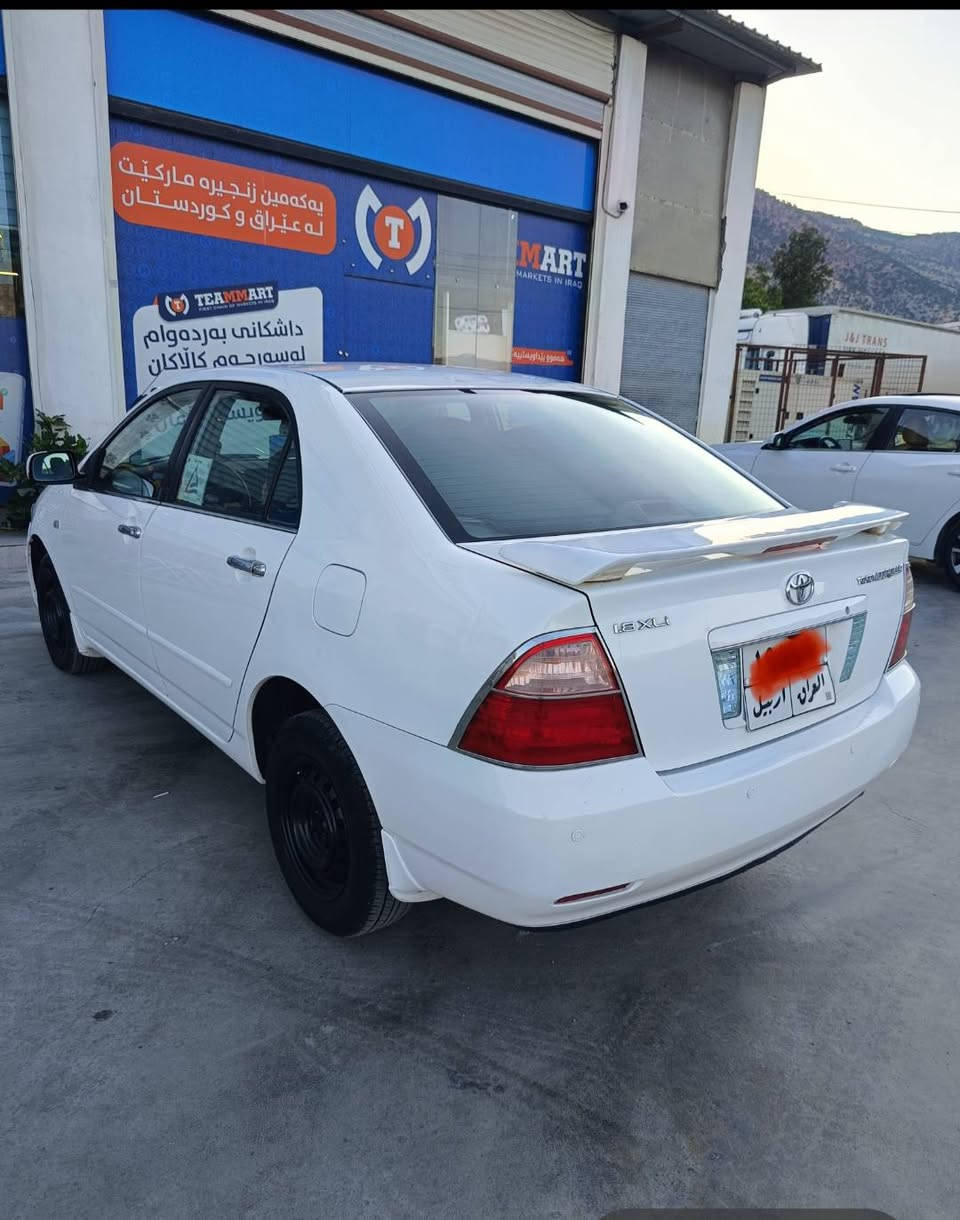 تويوتا كورولا موديل 2007 بدون صبغات بدون تبديل گير محرك بشرط محرك1800 سيارة نضيف باسمي بدون نواقص تبريد و كهربائيات بشرط
***********
105 سوران ديانا
