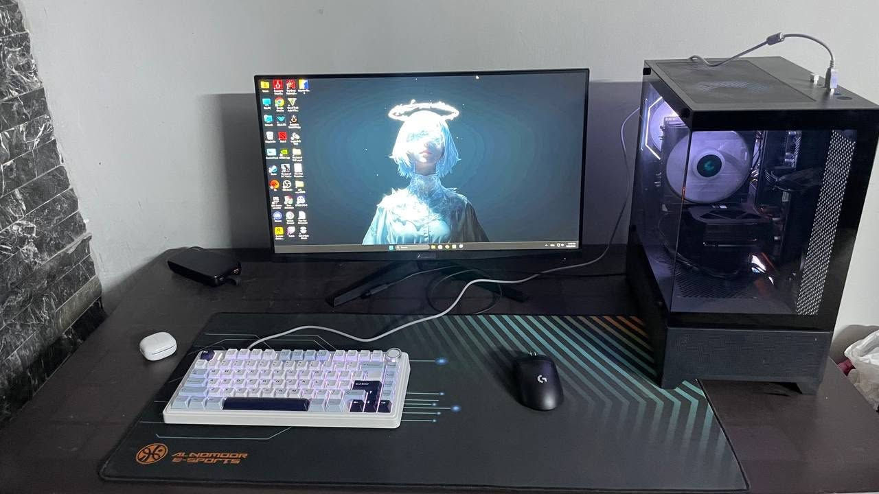 لسلام عليكم 
تجميعة للبيع استخدام ٩ اشهر نضيفة جدا 
الكيس 
‏Amd ryzen5600
‏Asuse prime B450-k
‏16g ddr4
‏Asus tuf 5060 Ti 8g
Lexar ssd NM 1Tb
سعر الكيس :مليون و150

الشاشة asus 24:5 1080 طبعا مشتريها لالعاب الشوتر 

موس لوجتك superlight 2 بي اثر مال استخدام مماثر ابد هم مشتري جديد 

كيبورد aula f75 

سماعة هاير اكس كلاود ثري وايرلس (مستعمل)

Ups 1500 offlane maxma

التجميعة كاملة سعرها مليون و٥٥٠ الف قفل 

كل الكراتين موجودة


**إذا كنت صاحب هذا الإعلان وتريد حذفه لأي سبب، رجاءا أرسل رسالة إلى الدعم الفني**