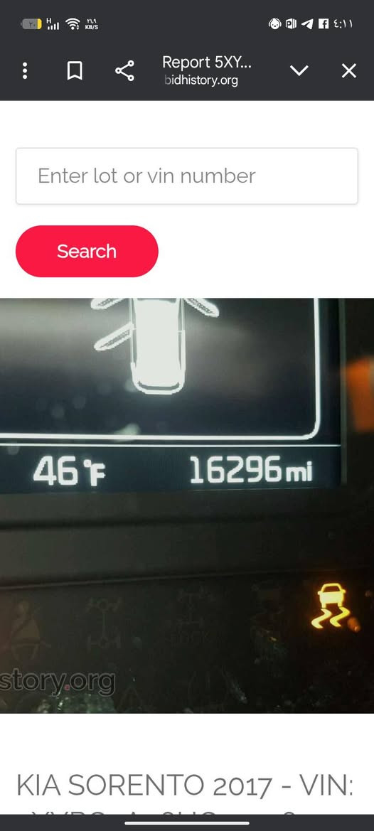 سلام عليكم/ كيا سونورتو/ موديل 2017 /مكينه اربعه سلندر السياره ماشيه/ 72الف/ تخم تاير /وارد امريكي/السعر 138/جديد مكان السياره بغداد الرصافه الرقم *********** /صور الحادث مرفقه بالمنشور
