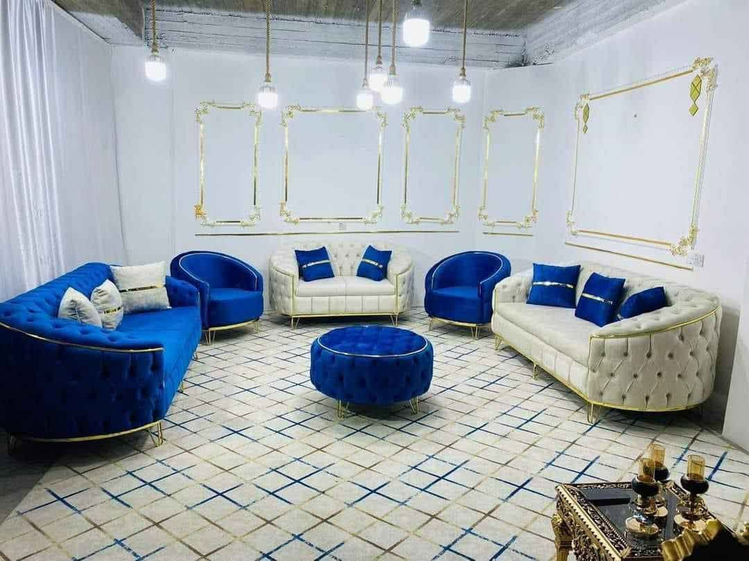 عرض لمدة  اسبوع 😍😍

موديل مقجج

تخم شغل عراقي موديل تركي عشر مقاعد خمس قطع   قنفتين ثلاثي وقنفه ثنائيه وكراسي عدد 2اضافه  كوشات هديه عدد 6
الس

10مقاعد 
8مقاعد 
7مقاعد 
  5مقاعد 

خمس قطع اثنين كبيرة ثلاثيه وحده وسط ثنائية و كرسيين مع كوشات عدد 6
جميع الالوان متوفره
توصيل متوفر لجميع محافظات العراق

القاعدة خشب كله بلوك 18مل
القماش چگور قديفه ثكيل او حسب الطلب متوفر انواع الاقمشه 
الاسفنج مميز اول مضغوط علو الاسفج 7سم 

❇️قياسات القنفات ❇️
190سم  القنفه الكبيرة ام ثلاث مقاعد 
150 سم القنفه الوسط ام مقعدين 
75 سم  الكرسي

العمق الكلي للتخم  75 سم عرض المقعد الصافي
ضمان حقيقي للامانه 5سنوات 

❌❌❌لا تدفع المبلغ اذا  اجاك يختلف عن الصورة❌❌❌

للحجز ارسل
الصورة 
والاسم 
ورقمين موبايل
والعنوان
على الخاص

التوصيل3ايام فقط بغداد, العراق


**إذا كنت صاحب هذا الإعلان وتريد حذفه لأي سبب، رجاءا أرسل رسالة إلى الدعم الفني**
