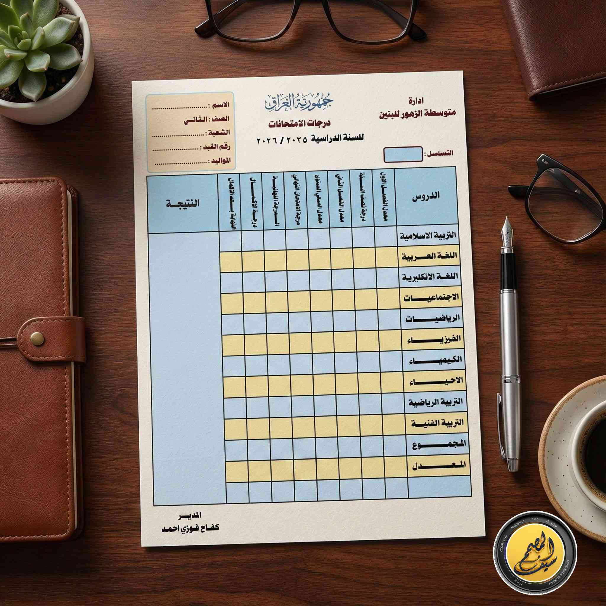 🎓 لمسة إبداعية ترافق عامك الدراسي.. وخدمات مكتبية متكاملة في مكان واحد!

​نستعرض لكم أحد أحدث أعمالنا المميزة: تصميم كارتات مدرسية
#متوسطة_الزهور_للبنين

​في 📌 مكتب سيف المصمم للتصوير والاستنساخ والإعلانات، لا نكتفي بالتصميم فقط! نحن وجهتكم الأولى لكل ما تحتاجونه من خدمات تقنية ومكتبية ومدرسية بجودة عالية واحترافية لا تضاهى.
​🛠 خدماتنا الشاملة تتضمن:
✅ التصوير الفوتوغرافي والاستنساخ بدقة عالية.
✅ تصميم وطباعة الإعلانات والبروشورات والكارتات.
✅ تصاميم رقمية وطباعة احترافية لكافة الاحتياجات.
✅ إنجاز التقديمات الإلكترونية (تعيينات، استمارات، قبولات).
✅ طباعة التقارير والبحوث الطلابية بتنسيق مميز.
✅ صيانة الطابعات وتوفير مستلزماتها.
✅ عمل الأختام الرسمية الفورية.
✅ خدمات الإنترنت وتوفير الاشتراكات المنزلية (كافة الشركات).
✅ خدمات مكتبية متنوعة تلبي كافة طلباتكم.
​📢 لا تفوتوا الفرصة! اشتركوا في قناتنا على التليكرام لمتابعة آخر روابط التقديمات الإلكترونية والأخبار المهمة أولاً بأول:
🔗 اضغط هنا للاشتراك
https://t.me/+n09K-QbPU4RhNDJi
​📍 زورونا في موقعنا:
الموصل – حي المحاربين – مقابل جامع حذيفة بن اليمان (على الشارع العام).
​📞 للتواصل والاستفسار:
***********
​📱 تواصلوا معنا عبر منصاتنا:
🔹 فيسبوك: سيف المصمم للتصوير والاستنساخ
🔹 تليكرام: @ss8hhh
🔸 إنستغرام: @saifphotograph86
​مكتب سيف المصمم... دقة، سرعة، وكل خدماتك في مكان واحد. 🌟
