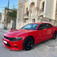 وبركاته دوج جارجر 2023  لون مميز احمر طماطي 🔴  (LAST CALL)  ضررها قطعت...
