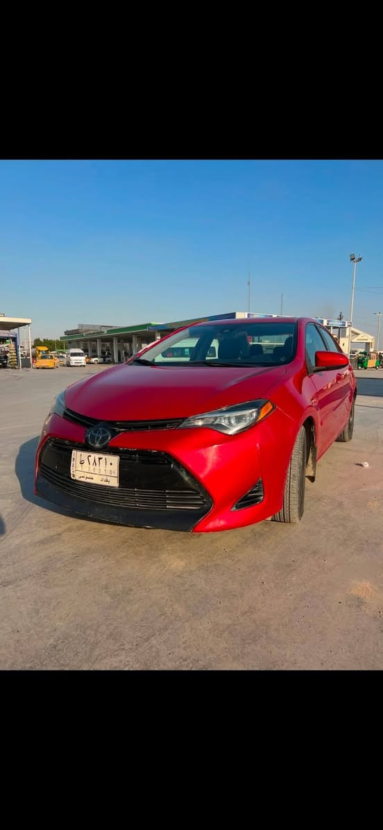 سلام عليكم
كورلاه البيع 2018 موصفات Le معروفه
محرك وكير خير من الله تبريد معروف مال كورلاه ثلج 
وارد أمريكي حادث سياره 
امريكا بيبان اثنين 
وبل العراق صبغت جاملغ أمامي وخلفي شخوط فقط صبغته لجماليه بنفس صفحه
سعر 132 وبي مجال شراي 
سياره بسمي تحويل ثاني يوم
رقمي ***********
