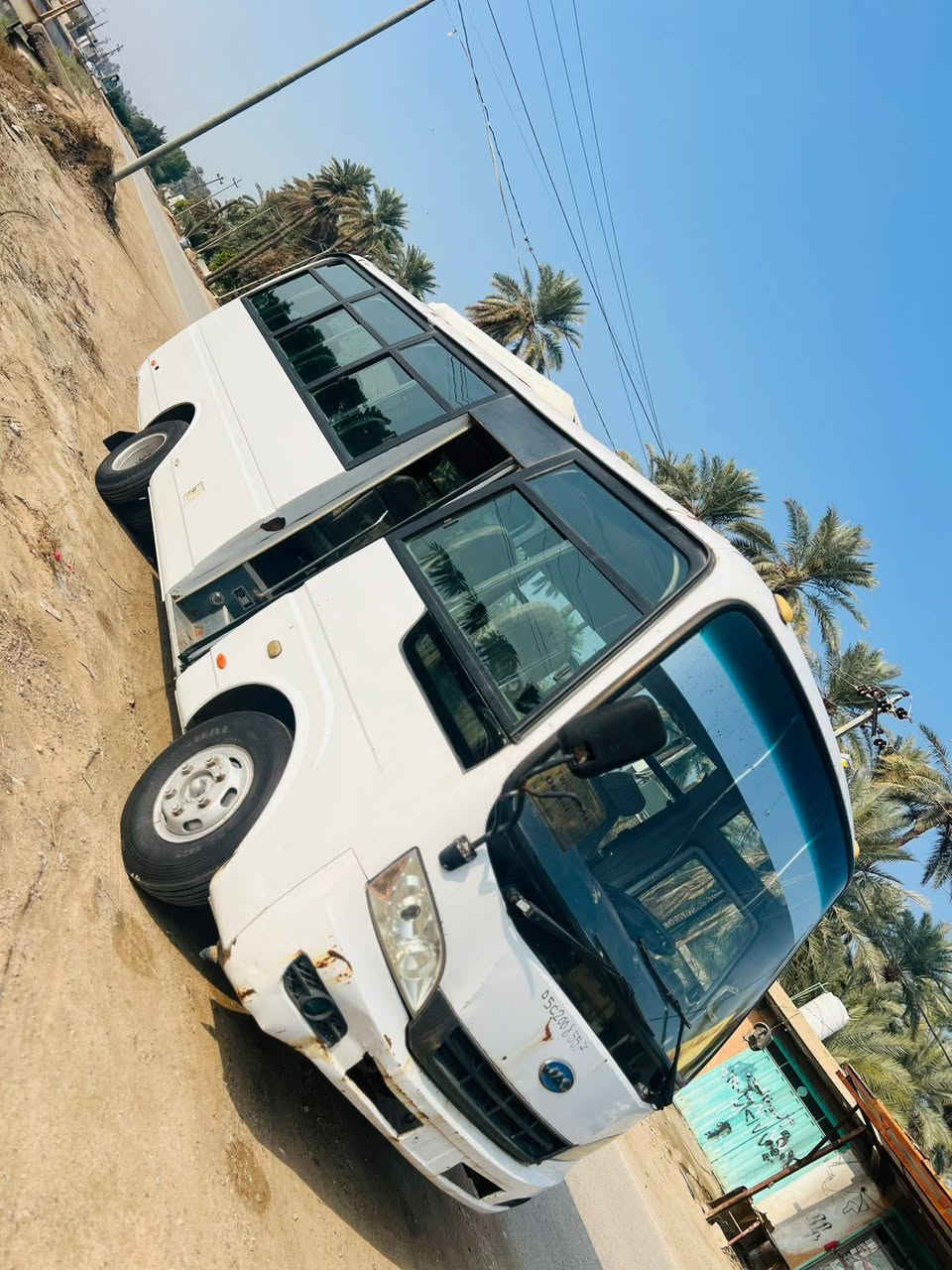 تحيه طيبه اخواني الاعزاء للبيع فقط 
كوستر جاك باص 30راكب السياره نضيفه مال مزاد وزارة الداخلية كتاب بسمي اسوي وكاله للمشتري السياره بدون حادث او صبغ كير مكينه جاهزات غرفه كله جديده سياره نضيفه السعر 97$ وبيه مجال للمشتري الخاص مغلق فقط اتصال ***********
