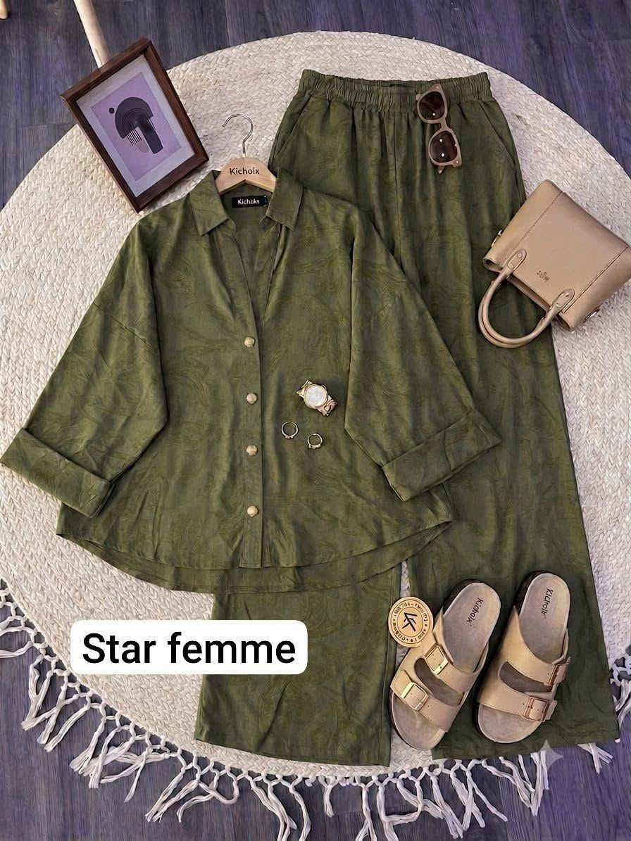 اوسمبل الأحلام لصيف 2026 ✨☀️🌴

اوسمبل قميجة بالصدف مع سروال عريض انيق

الطايات m L xl xxl 
التوصيل فابور لجميع المدن الدار البيضاء, المغرب


**إذا كنت صاحب هذا الإعلان وتريد حذفه لأي سبب، رجاءا أرسل رسالة إلى الدعم الفني**