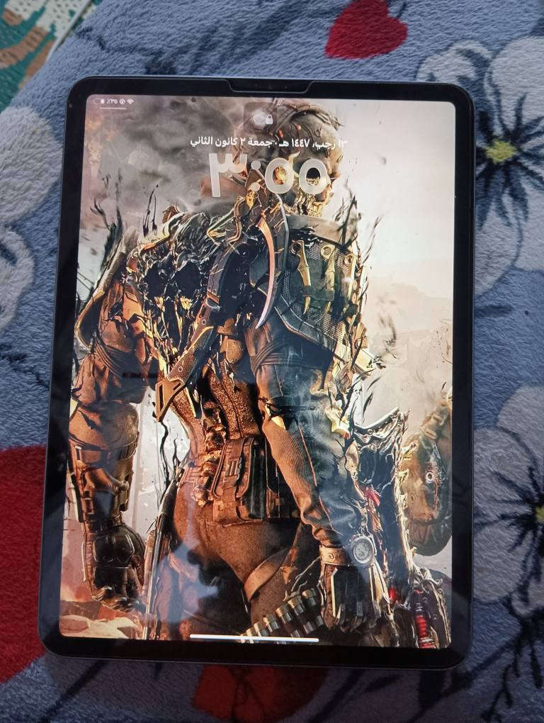 السلام عليكم ايباد برو ٢٠١٨ نضيف ذاكره ٦٤ مكفول من كلشي بيع او مراوس مع ايباد m4 مع فرق ❤️للتواصل ***********
