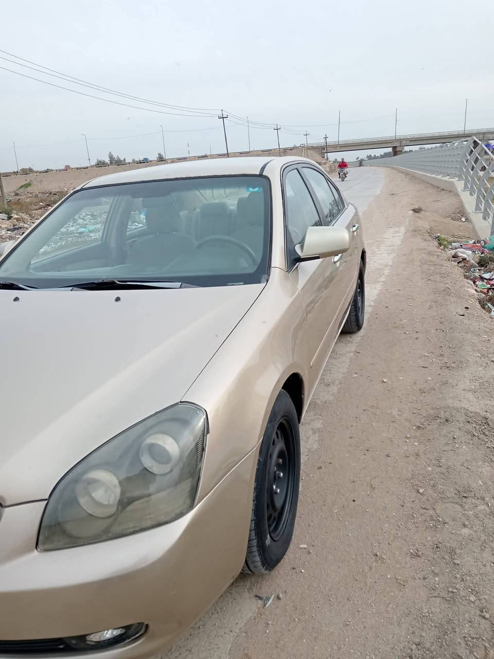 السلام عليكم
اوبتيما 2007 وارد امريكي
السياره حادث جاملغ بدون دواخل بيها مكانات صبغ ابيع  حزام السياره جاهزه على اخر مكان السياره بابل المسيب
السعر93 وبيها مجال
***********
***********
