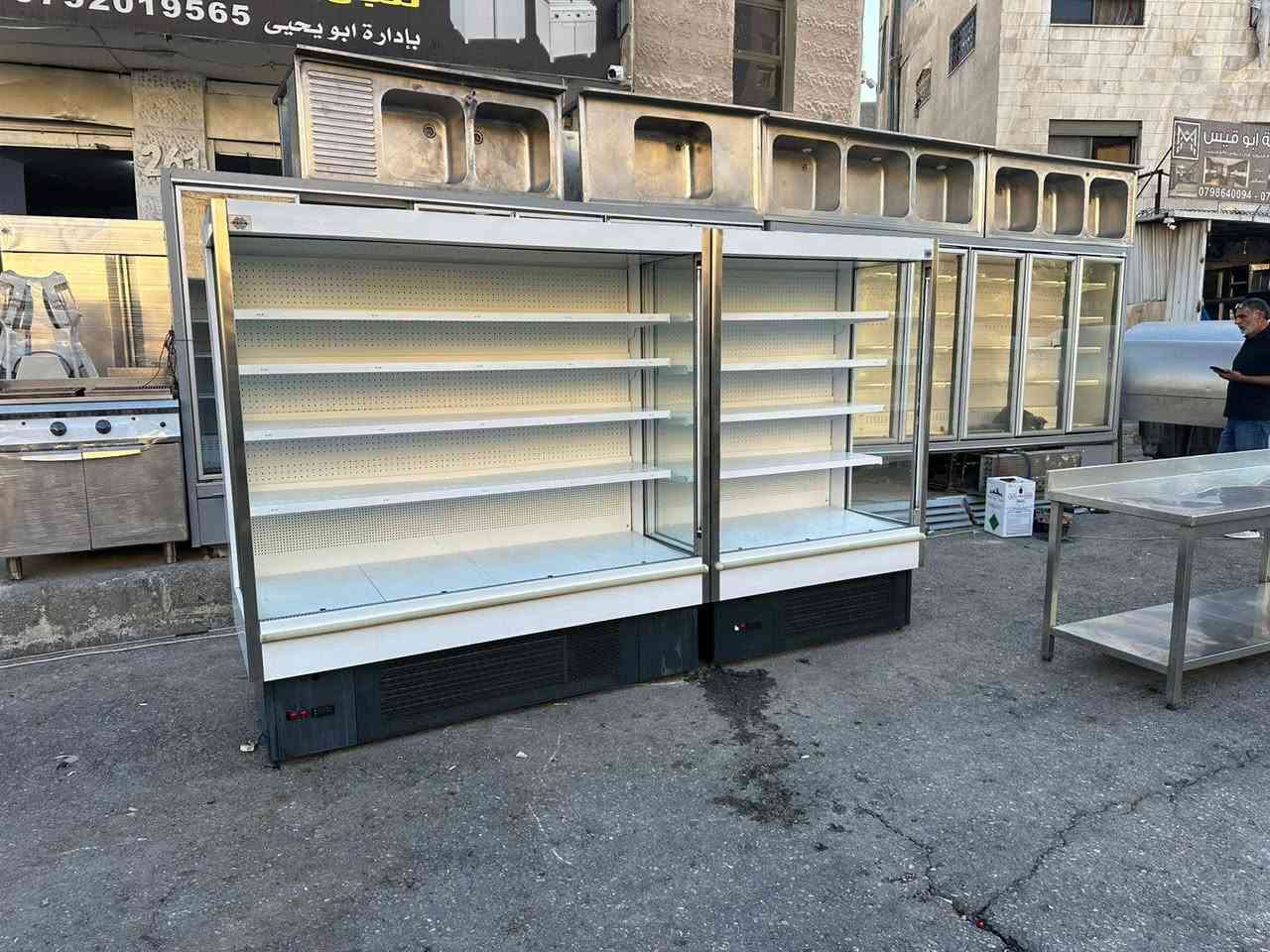((((( معرض باب السلام )))))
*ثلاجات عرض مكشوف 
*صناعه عابدين 
*موديل عمان 
*بحاله الوكاله 
*اناره LED
*ارفوف متحركه 
*تبريد قوي جدا 
*ساعه ديجيتال للتحكم بدرجات الحرارة 
*متوفر بأحجام مختلفة 
*قياس عرض 200 عمق 80 ارتفاع 200
*قياس عرض 132 عمق 80 ارتفاع 200
*للتواصل 0791455783 ابو ريان


**إذا كنت صاحب هذا الإعلان وتريد حذفه لأي سبب، رجاءا أرسل رسالة إلى الدعم الفني**