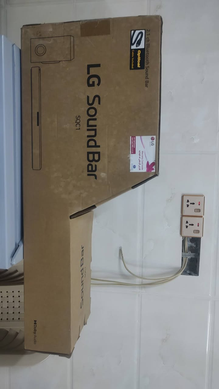 ساوندبار LG SQC1 160W
للبيع جديد غير مستخدم المكان في الموصل 
السعر 135 الف
للاتصال ***********
يوجد توصيل لجميع المحافظات

