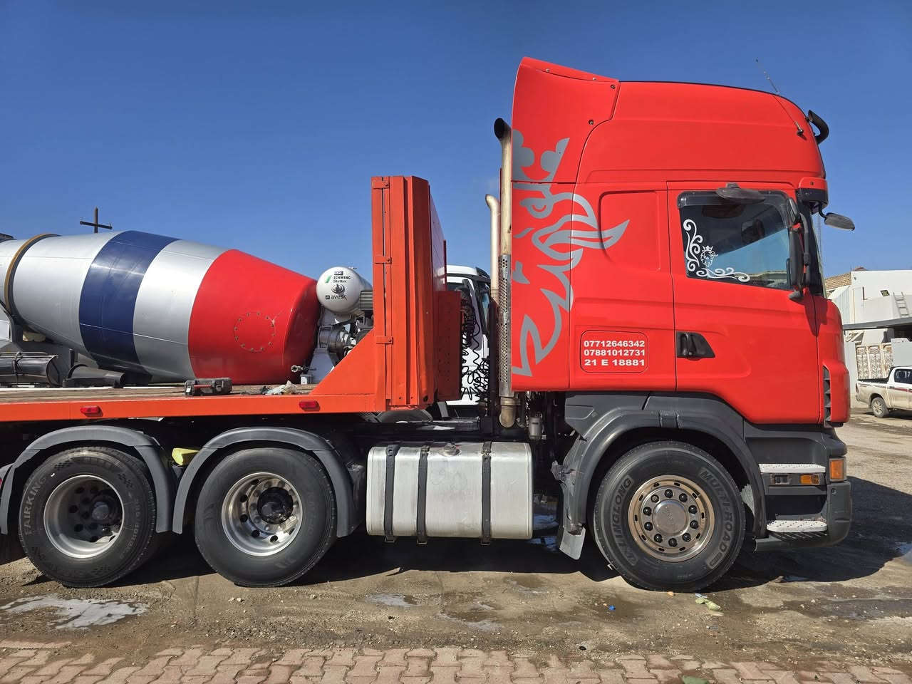 سلام عليكم سكانيه سحال خلفي دبل تاير حجم ٥٨٠ سنويه الى ٣٠ بسمي شرط التحويل عربانه اوربي شمتز مكاني الكوت ***********
