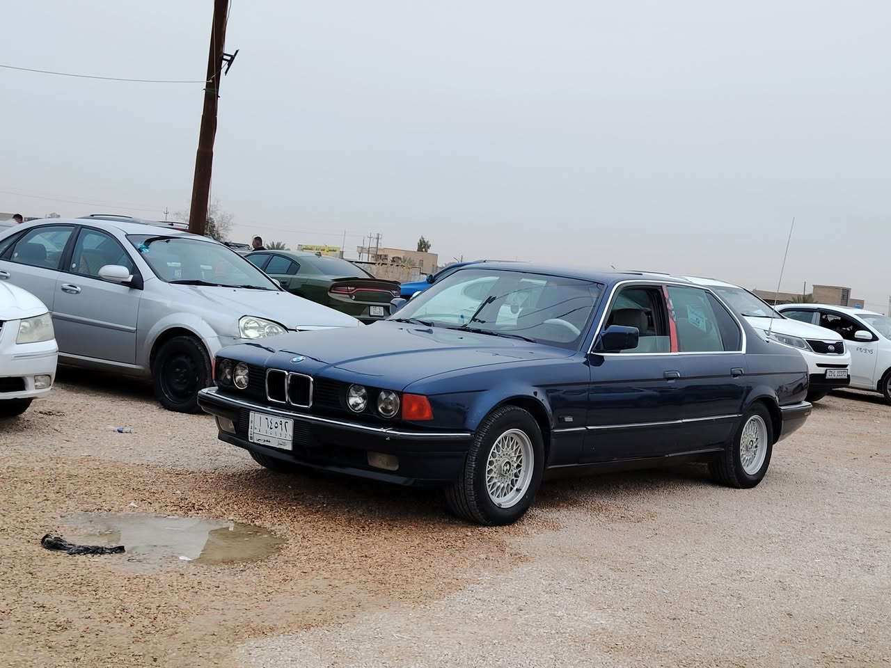 سلام عليكم للبيع او مراروس حسب القناعه بي أم 730فووول مواصفات كشانه جلد صاج ماكي نفاضه قلاب فتحه دبل أيرباك مفوله سياره كير محرك صدر تبريد مكفولات تخم تاير جديد مشدود بيه رقم انبار وتحويله مباشر سياره بجم شركه مكفوله من ضربه سعر 58بيه مجال حك جيه فقط مكانه لأنبار رمادي شراي اتصل ***********
