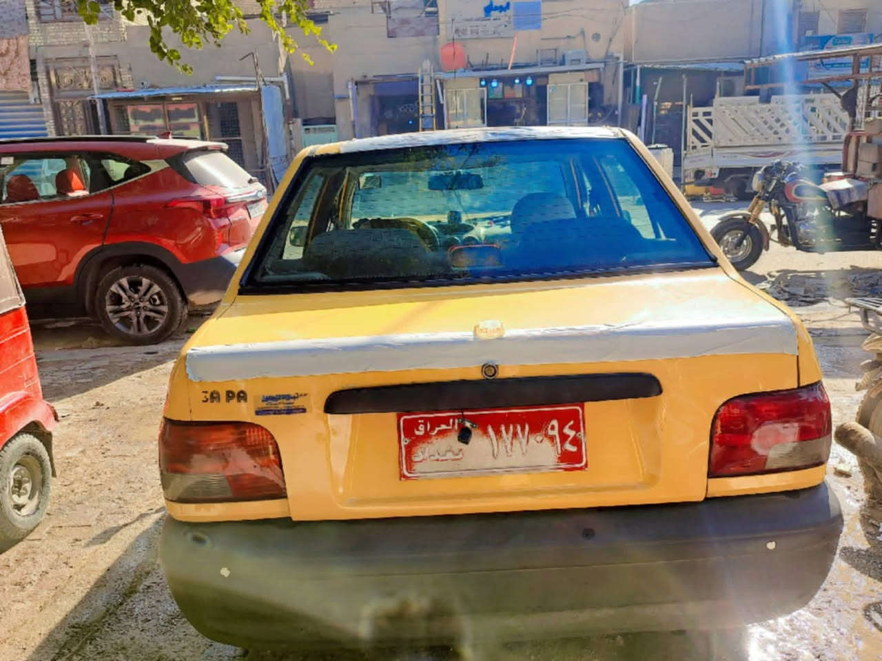 سلام عليكم سايبه موديل 2013 راعيها موجود ايحول بيها درايم شفت فالت علها غرامات 340الف بغداد ابو غريب السعر 15 بها مجال التفاصيل ***********
