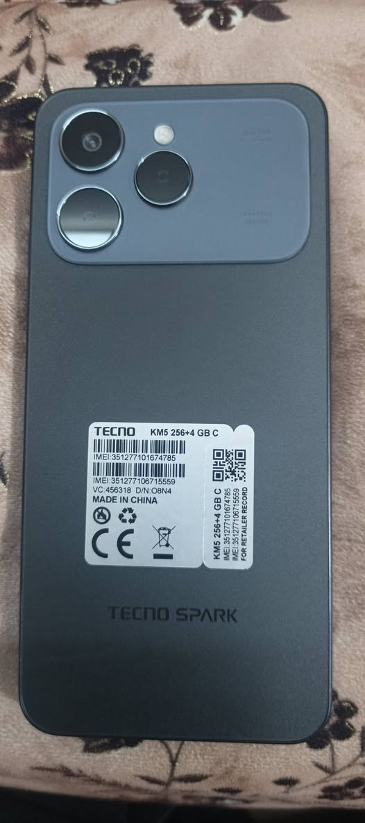 موبايل للبيع TECNO SPARK 40تكنو سبارك40
المعالج HELIo G81
RAM 4.00 GB
الكاميرا الخلفيه 50M
الكاميرا الامامية 8M
البطاريه 5200mAh
الشاشه720x1600
جديد بالباكيت
السعر220الف وبيه مجال
للاستفسار على الواتساب ***********
