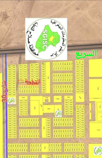 قطعة أرض مربعة 10 × 10 شارعها عريض 15 بصف الركن السعر 24  07829131384