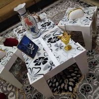 ميز جديد • ٤ طبلات • مشتريه شهر