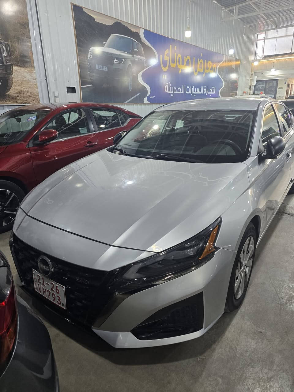 NISSAN ALTIMA   S  2024
السعر  148 $
اللون سلفر
حادثها كما موضح بالمنشور
السياره مكفوله من الشاصي والدواخل
ايرباكها فقط استيرن
المواصفات الفئة ال S
حساس ضغط هواء الاطارات
رادار امامي + توقف ذاتي
شاشه لمس بلادي
كشن شامو
شاشة ذكية + مخرج usb عدد 2 + مخرن taypC 
عداد المسافة :- ٣٩ الف ميل فقط
لايت زينون + ليد نهاري 
كاتي تترقم شمالي 
 + بصمة تشغيل 
العنوان كركوك
رقم الهاتف :-  ***********
