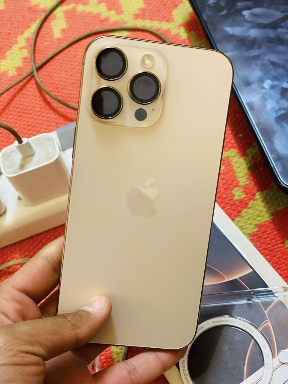 السلام عليكم
ايفون 16 برو ماكس
عربي شرق اوسط 
ذاكره ٢٥٦
بطاريه ٩٠
جهاز فول مفول شخط مابي
سعر ١٤٢٥
لون صحراوي كامل ملحقات

مكاني حصيبه شرقيه
استفسار خاص او اتصل 

***********
