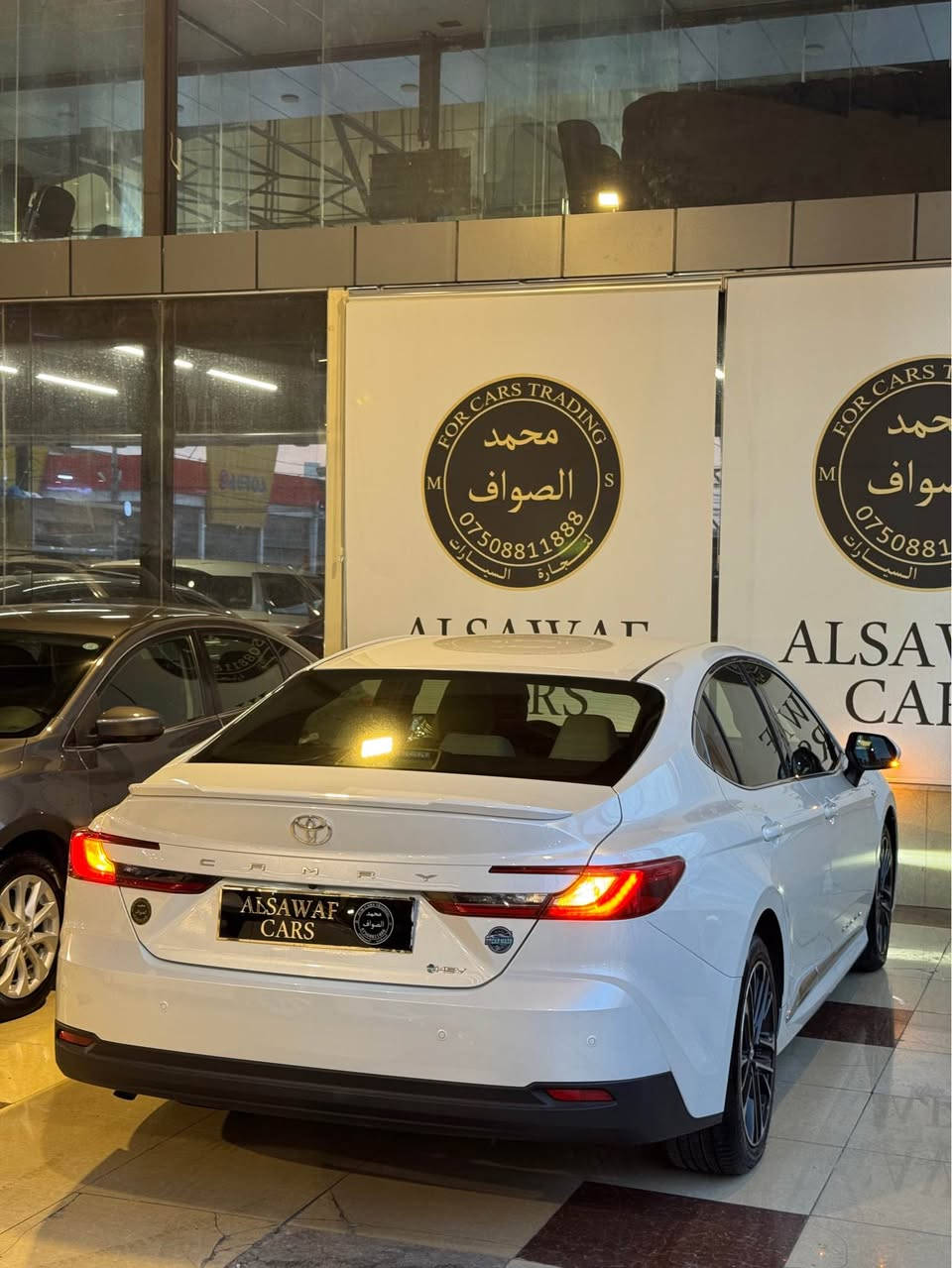 النوع : تويوتا 
الفئه : كامري 
سنة الصنع : 2025
المحرك : 2500 cc
الموصفات: GLE بدون فتحة
ناقل الحركة : AUTOMATIC
نوع الوقود : بنزين + هايبرد
الحالة : مستعمل يشبه الجديد 
عدّد  الكيلومترات  : 26 الف كيلو فقط 
العنوان : اربيل مدينة المعارض 
للأستفسار يسعدنا تواصلكم معنا على 
الأرقام التالية
***********
*********** أربيل, العراق
