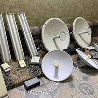 دش 30  السعر 70 الف سكتر ubnt 120 السعر 60 الف روكت xw السعر بس الكلوب...