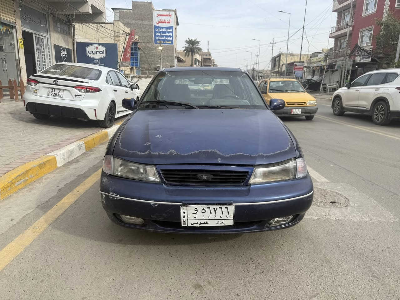 دايو سلو ٩٦ سيارة بلادية مابيهة صبغ فقط تبديل جاملغ حدادية جديدة تخم تاير جديد سيارة جاهزة من الدعامية للدعامية كير اوتماتيك مكينة بلادية لا تنقيص ولا تبخير مملعوب بيهة تبريد ثلج 🥶مناقصها ولا برغي السيارة باسمي مكاني الكريعات السعر ٣٢ وبي مجال ***********
