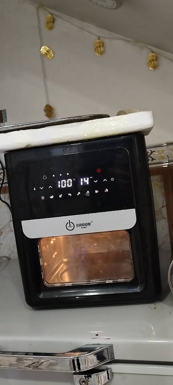 بيع قلايه و شوايه هواءيه اصليه  
نضيفه استعمال قليل جداً 
وغراضه نضيه 
بيه 4 رفوف 
من ماركت CROUN
بيه  ضوه داخلي 
وتستعمال لجميع انواع الكال 
وتستعمال للشوي 
وبيه شاشه علا المس 
السعر علا الخاصة 
المكان الناصريه السكان الصناعي


**إذا كنت صاحب هذا الإعلان وتريد حذفه لأي سبب، رجاءا أرسل رسالة إلى الدعم الفني**