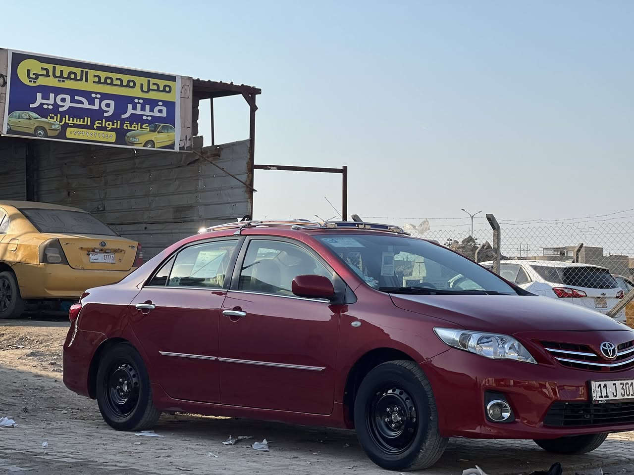 سلام عليكم كورله 8خليجي بسمي بغداد مصبوغه حزام جماليه وصوره قبل لا صبغه موجوده مكينه وكير حاويه كله جديد صدر خلي أمامي مرواس بلنتره أو بيع *********** سعر 110وبيه مجال
