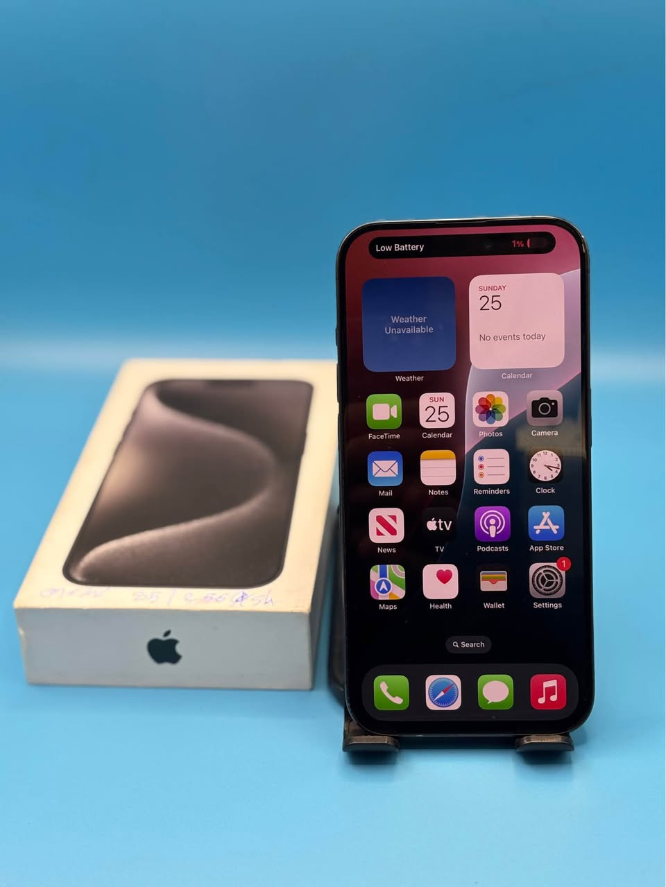 iPhone 15 Pro 
💾 256
🔋 85%
📦 پاکەت
520$
⭐️⭐️
*********** السليمانية, العراق
