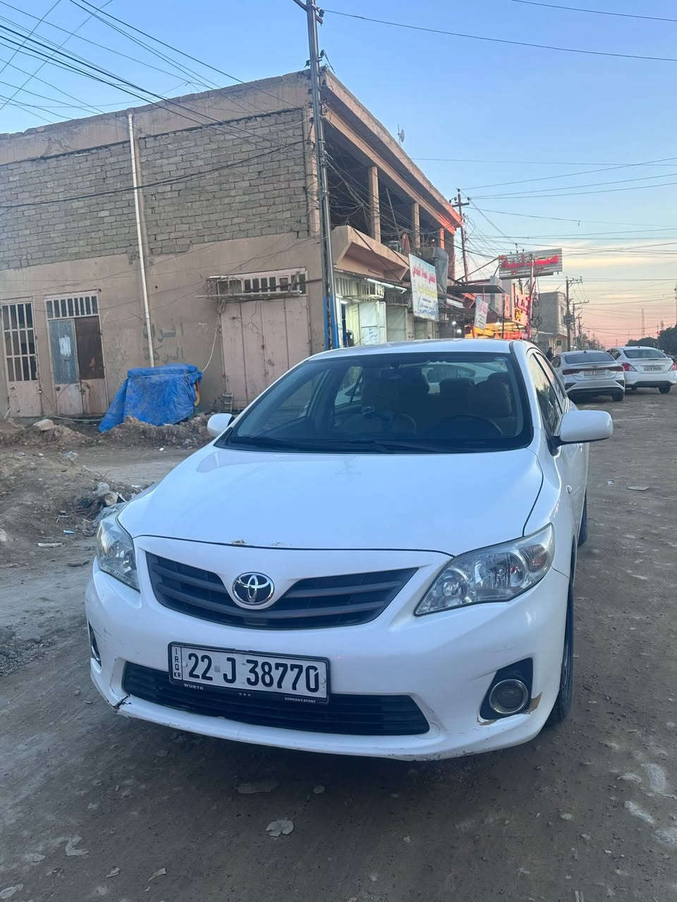 السلام عليكم 
للبيع كورلا 2013
السياره كير محرك بشرط 
السياره نظيفه مكفوله كفاله عامه 
فقط شبر بارد بل باب الخلفلي  
كير اوتماتيك 
رقم اربيل شرط التحويل 
رقم الانكليزي الجديد 
السعر 135 وبيها مجال للشراي 
***********
