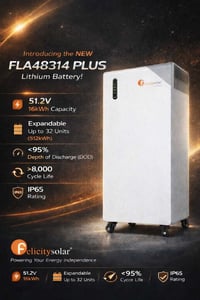بطارية ليثيوم • ١٦kWh • ٨٠٠٠ دورة
