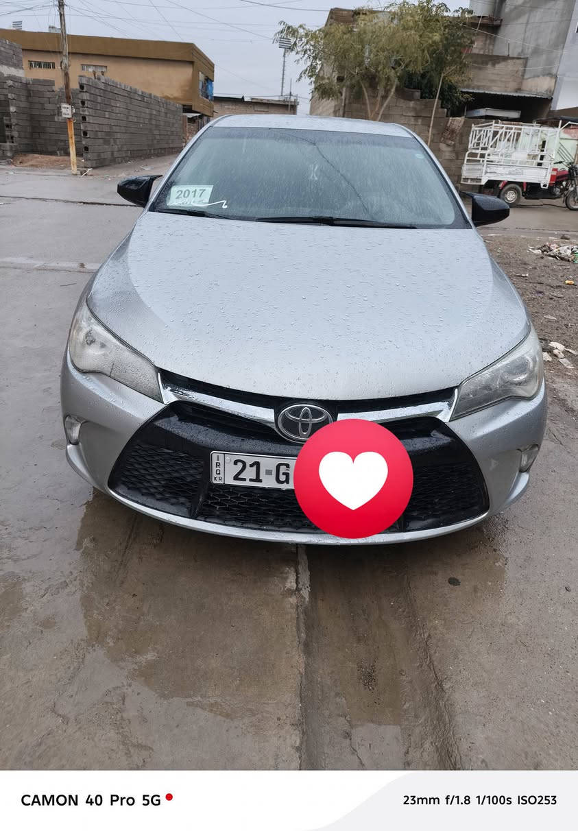 السلام عليكم ورحمة
كامري 2017
سنوية 2029 كربون بنزين 
رقم سليمانيه 
مكن كركوك 
رقم االهاتف ***********

