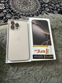 ١٦ برو ماكس ذاكره ٢٥٦ بطاريه ٩١ كامل ملحقات جهاز جداً نضيف مكفول على ا...