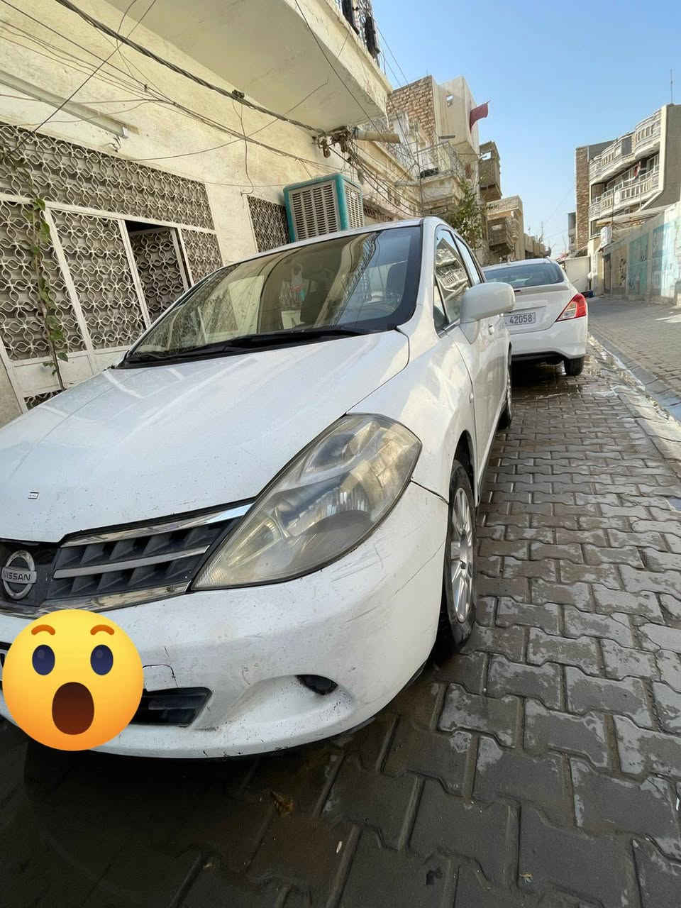 سلام عليكم البيع نيسان تيدا موديل 2007 رقم بغداد الجديد جاهزه كير محرك جددت تبريد ثلج صدر أمام راديله مصبوغه عام بيه ضربه الجهت الصايق بس العنوان بغداد كاظميه  ‏‪***********‬‏
