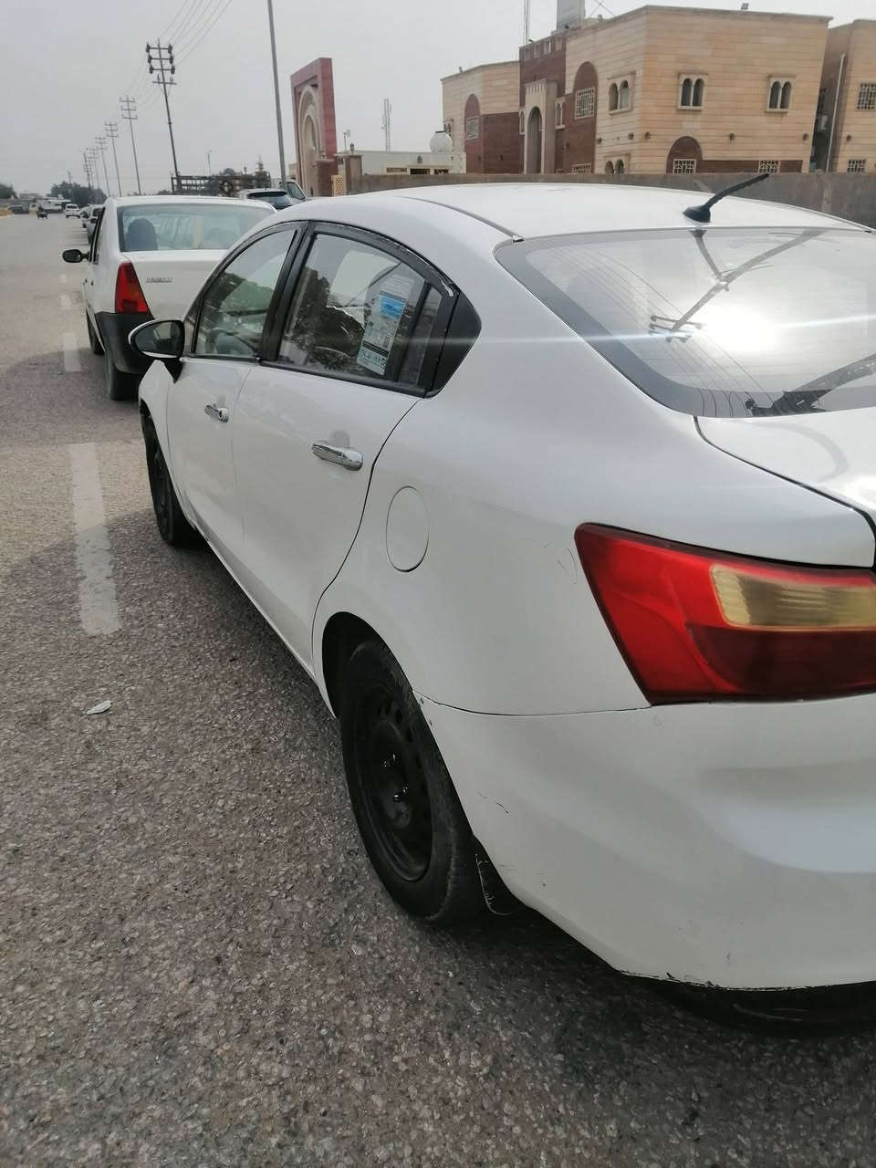 كيا ريو 2013 رقم بغداد الاماني خليجي محرك 1600 دوش قطرتين مصبوغه حزام أثر طخطخات بدون داخل والباقي مكفول محرك كير تبريد تحويل السعر 85 وبيها مجال عنوان كربلاء ***********
