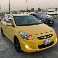اكسنت مديل 13خليجي محرك قطر تين  السيارة محرك كير مكفول  صدر امامي خلف...