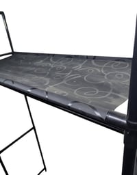 معدن سميك • ٣ رفوف • ٨٠×٣٢×١٦٠سم