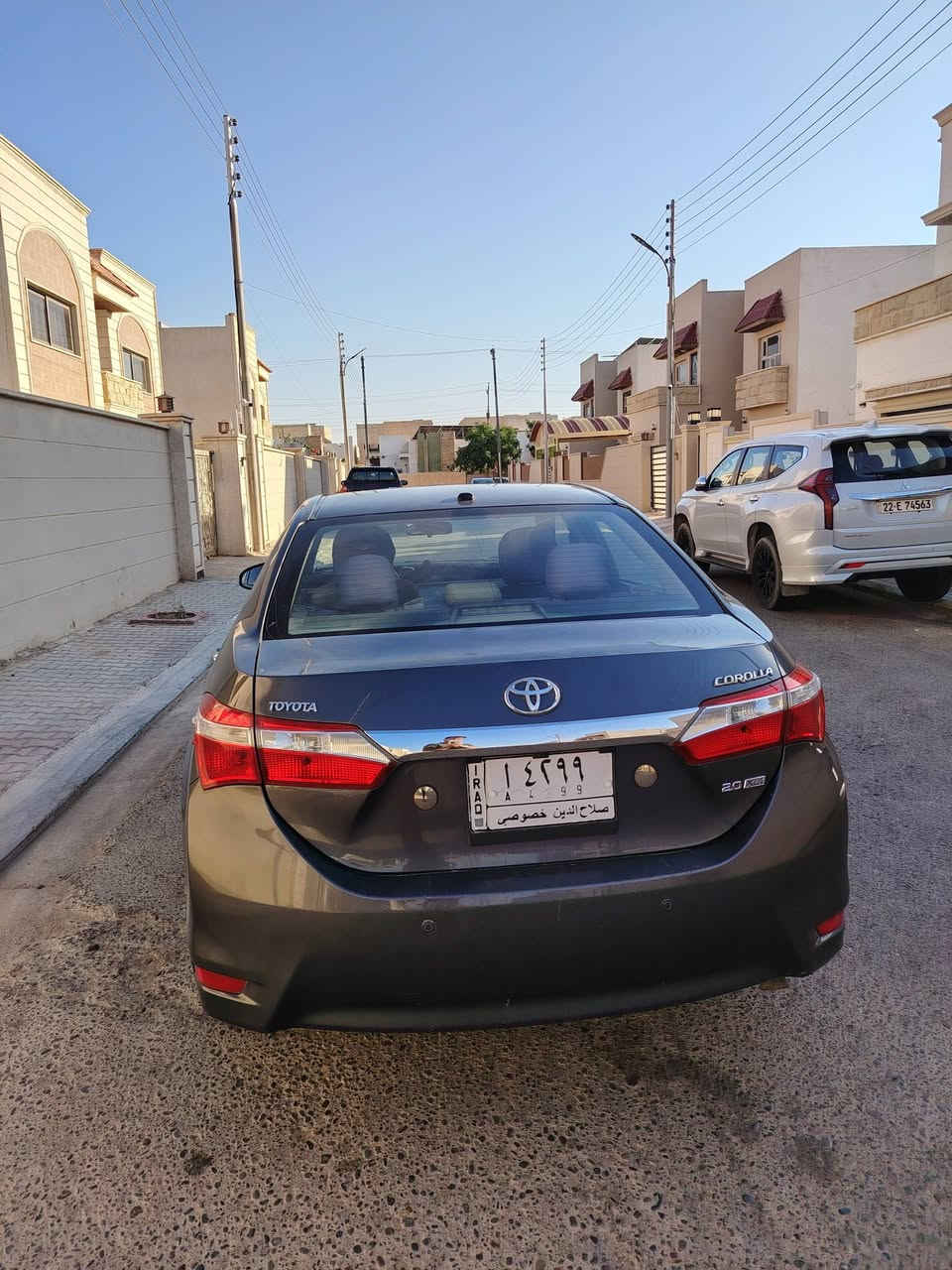 للبيع: تويوتا كورلا 2014 خليجي 
​تتوفر للبيع سيارة تويوتا كورلا موديل 2014، خليجي، بحالة فنية ممتازة.
​المواصفات:
​المحرك: 2000 سي سي.
​الحالة الميكانيكية: الكير والمحرك "شرط" (ضمان الفحص).
​حالة البدن: السيارة كلين، بدون صبغ او تبديل نهائياً.
​ملاحظات البدن: يوجد 4 اماكن بارد (بدون تبديل).
تأيرات نص عمر 
​السعر:
​129 ورقة (12,900 دولار).
​السعر قابل للتفاوض بشيء بسيط للجادين.
***********
