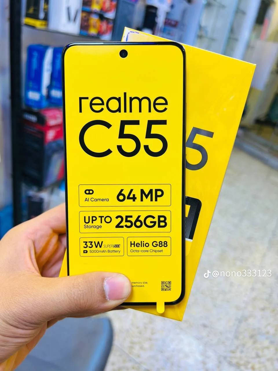 Realme c55 
فرۆشتن و گۆڕینەوە
تەنها 1ڕۆژ ئیشی کردوە
کامل ئەشیا
ڕام ٨+٨ و ٢٥٦گێگا 
پاتری ٥٠٠٠ و ٣٣وات
کامێرا ٦٤ میگاپێکسڵ

نرخ: ١٢٥ هەزار قفڵ

 *********** . whatsapp السليمانية, العراق
