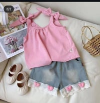 طقم بناتي • خامة درجة أولى • مقاسات ٢-٦ سنة