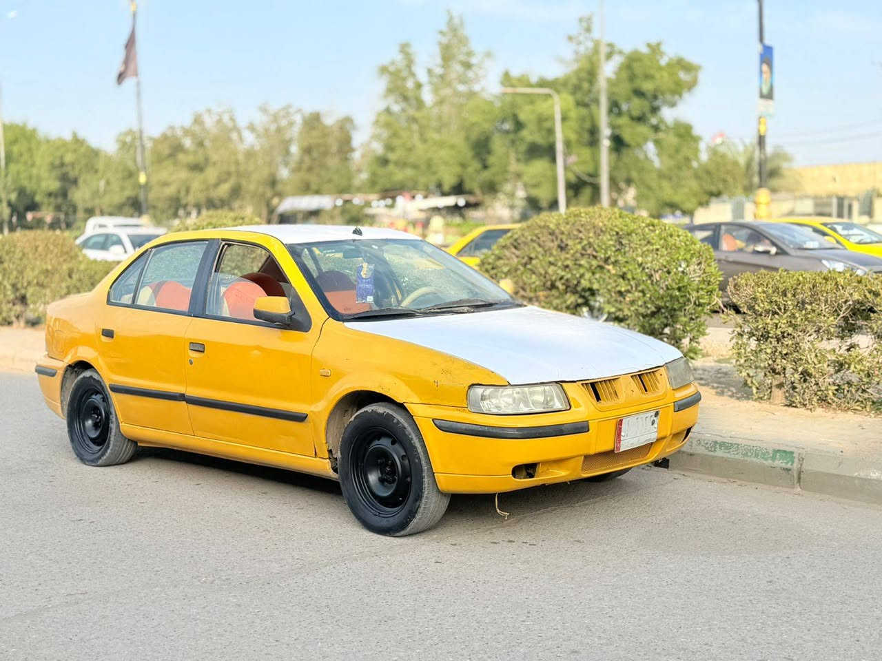 سمند 2011سيارة جاهز كير مكينه حداديه تخم تاير هيئه مصفره رقم مثني بسمي السعر 23وبيها مجال بسيط مكان سياره السماوه لاستفسار ***********
