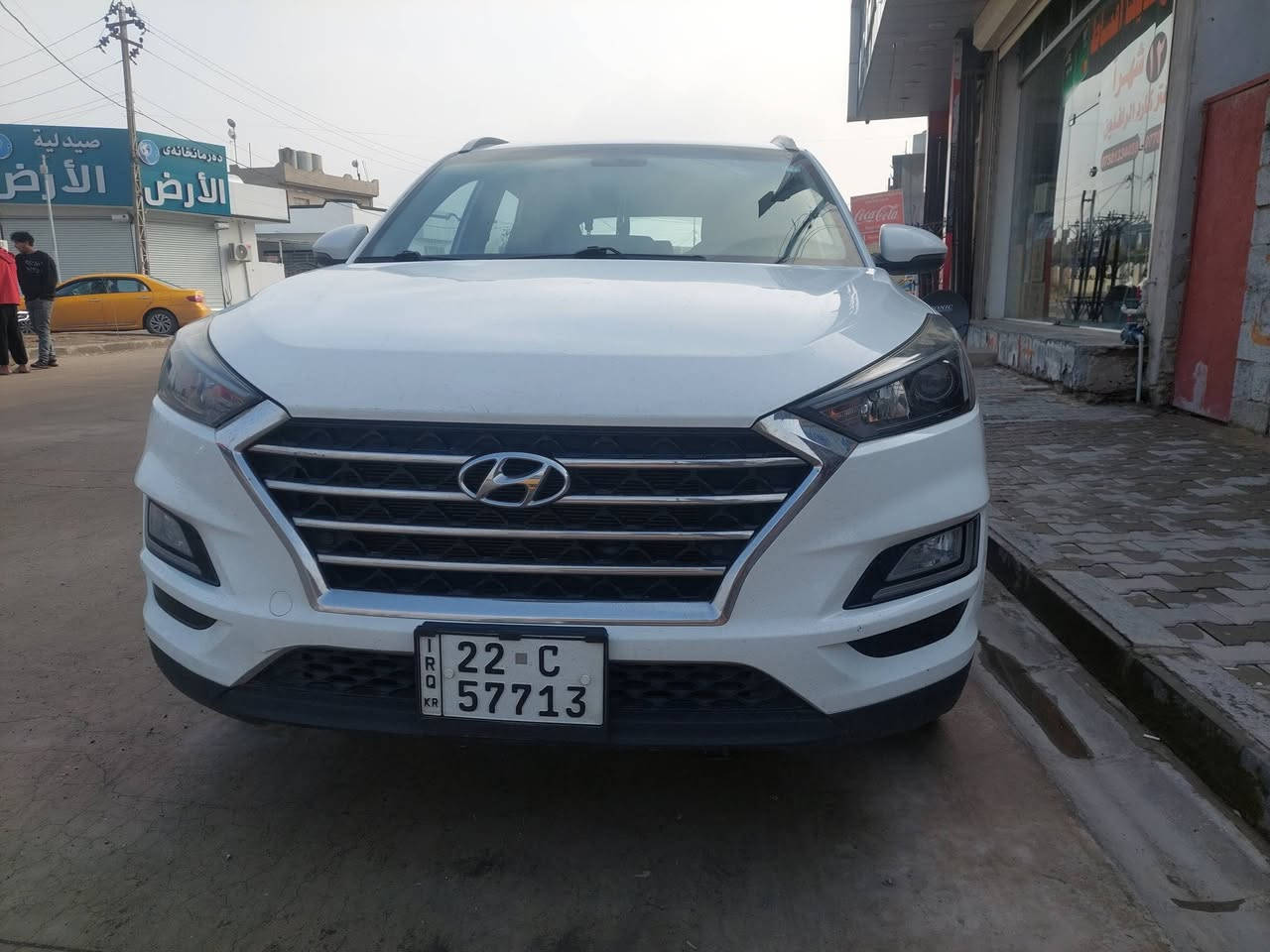 سلام عليكم توسان 2019 للبيع 
بدون قطره صبغ بيها مكانين تعديل بارد كلش قليل محرك كير ممفتوح مواصفات خليجي محرك دوش ٢٠٠٠
ماشيه ٨٠  السياره بسمي سنويه جديد بيها بطاقه بنزين 
مكانها كركوك السعر ١٩٨ ومجال كلش قليل 
***********
