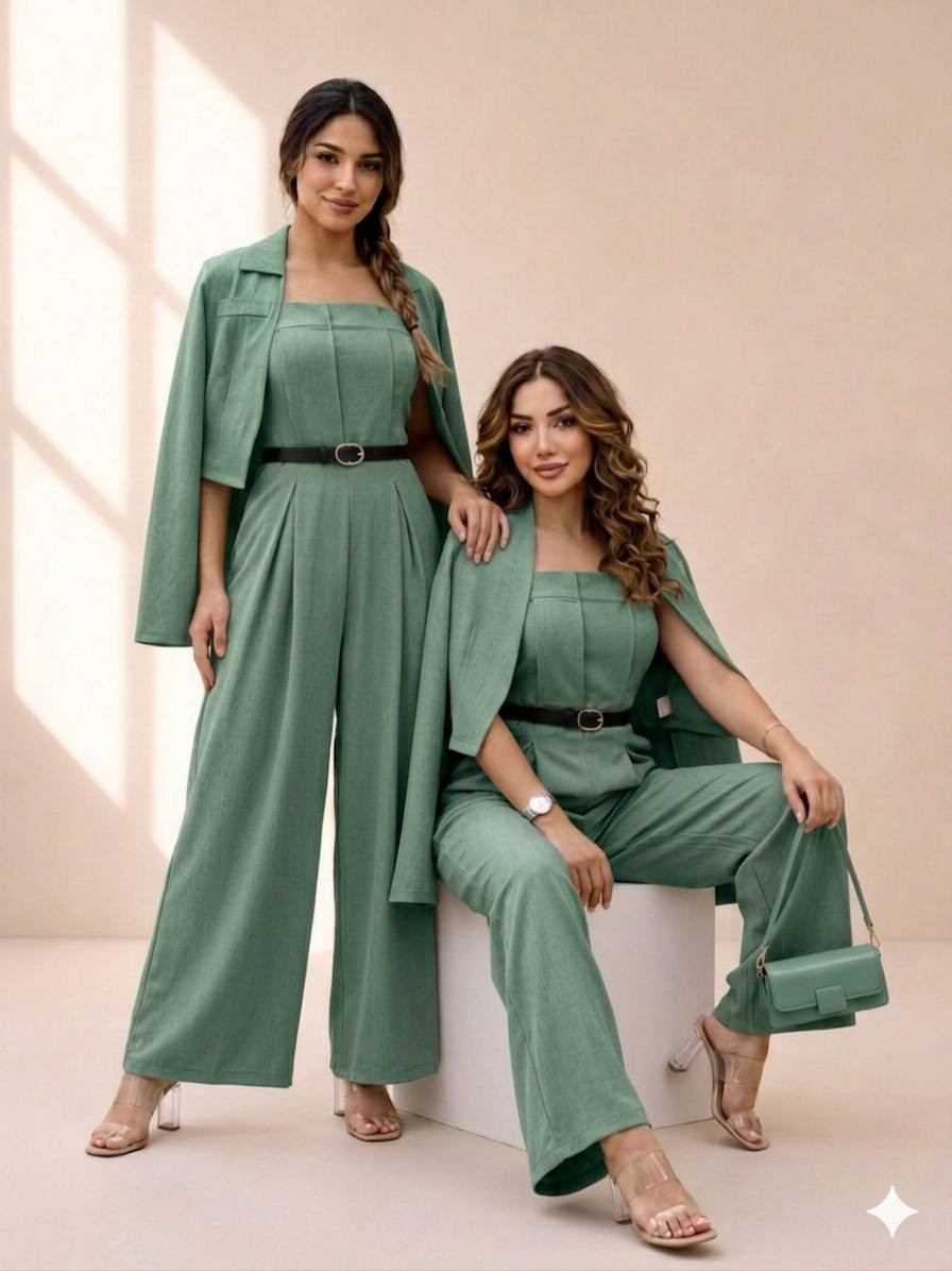 ✨ أناقة 
موديلات راقية 
جمسوت أنيق بتصميم راقي يناسب كل الأوقات
متكون من جمسوت وسترة 

الموديل الثاني قاط كاجول متكون من سترة ويلك وبنطرون 
مناسب لكل الأوقات 
اختاري قطعه وتعالي كبل واتس ويوصلج ثاني يوم 
القياس يلبس من وزن 50 إلى 75
سعر القطعة 35 الف
توصيل بغداد ومحافظات كافه 5 الف مع هدية مع كل طلب 

عنوان بغداد حي البساتين شارع الشيخ منهل 
***********
