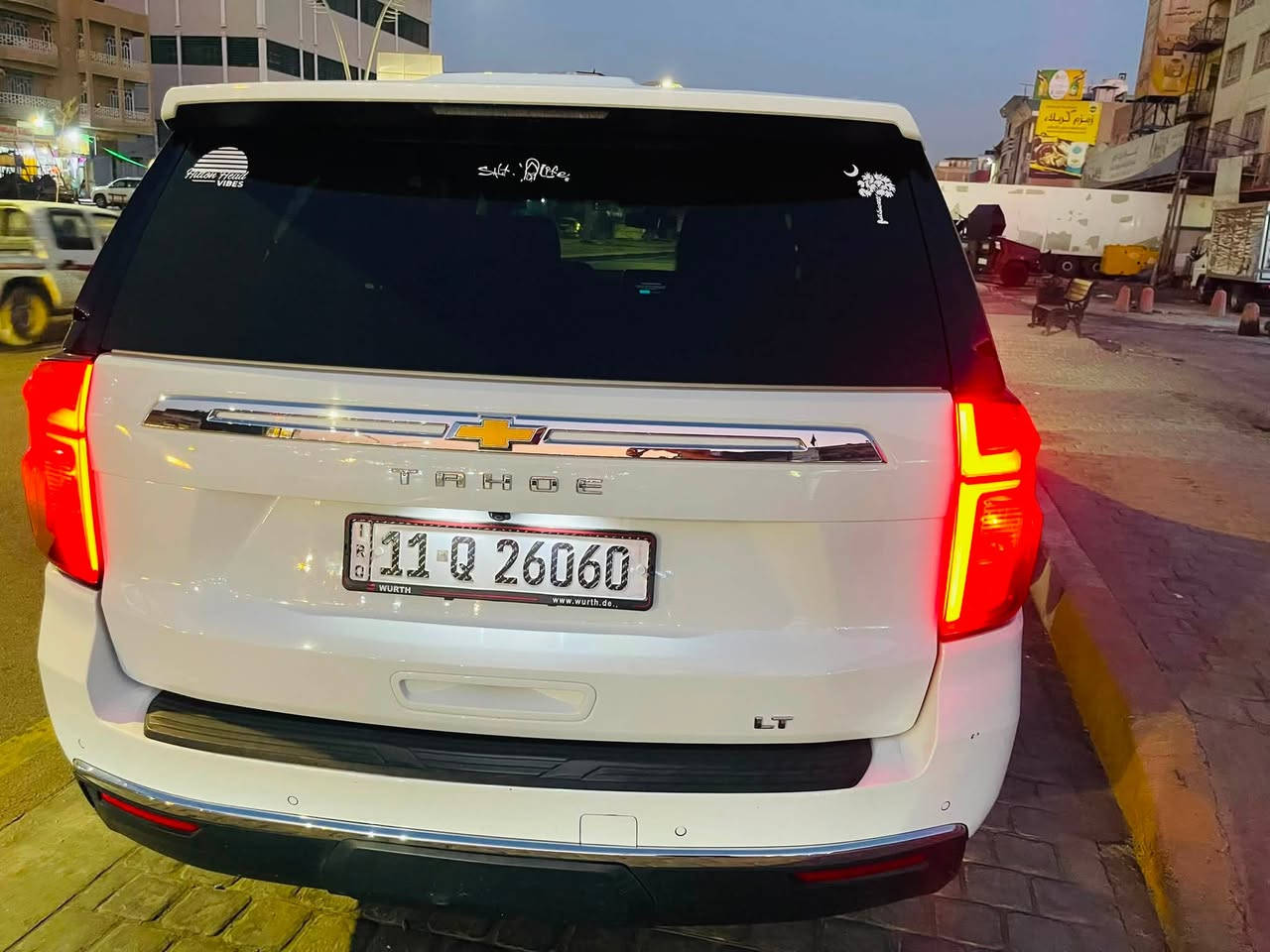 السلام عليكم
شوفرليت تاهو 2022 وارد امريكي  LT 

حادث :- سونار مرفق بلمنشور 

ماشية 74 الف km

المواصفات : بصمة  / شاحن وايرليس / رادارت امامية وجانبية / كراسي كهرباء / جلد / هندبريك دكمة / زجاج خلفي كهرباء اوتو / تشغيل عن بعد / اطفاء ذاتي / مانع انحدار / تشغيل عن بعد / مثبت سرعة / جنطة كهرباء / محرك 8 سلندر / تدفئة كشنات / شاشة كبيرة  / قاصة / كير دكم / انارة داخلية LED / اشاير مري 

للأستفسار :- ‭***********‬

المكان :- بغداد الطالبية
