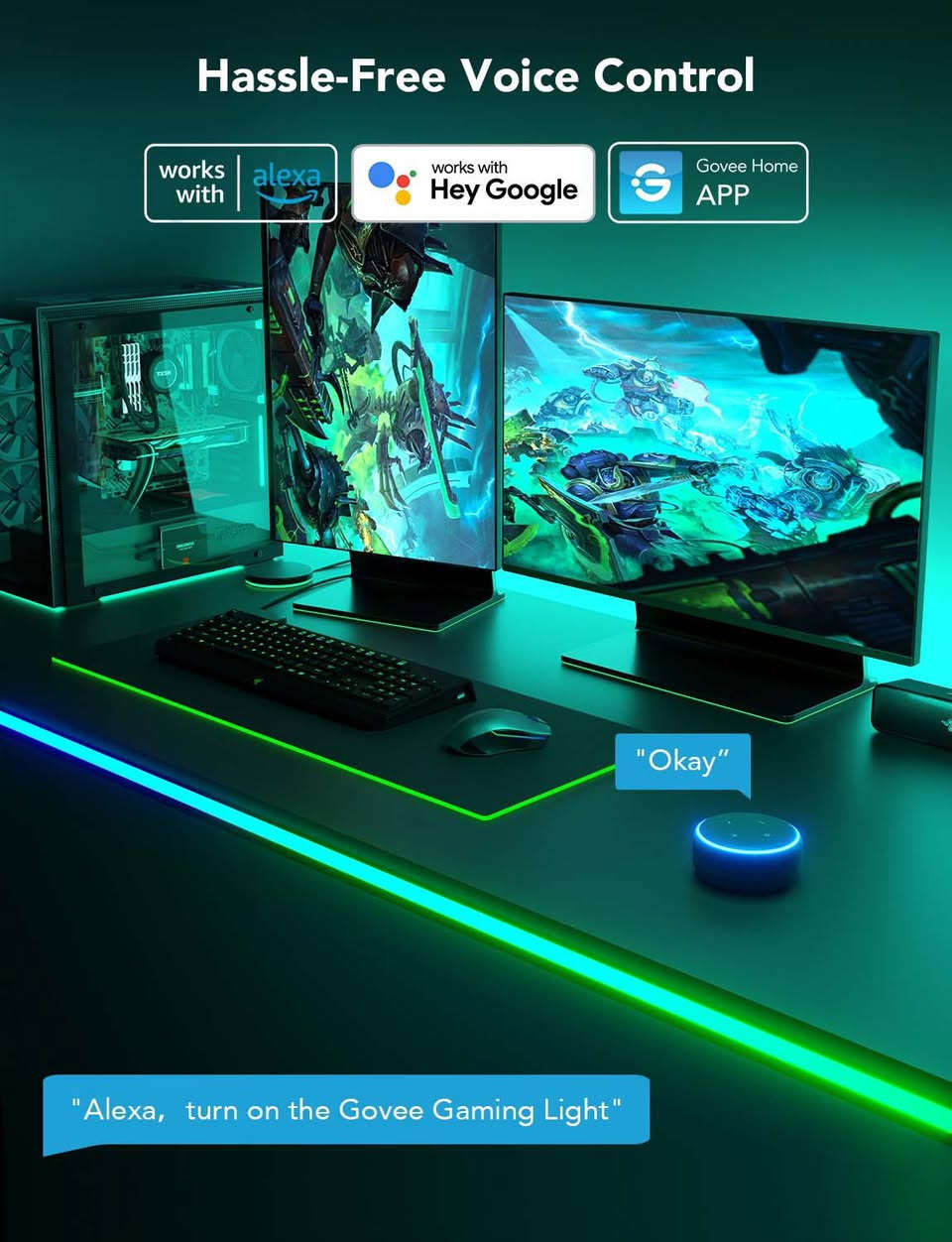 Govee Neon Rope Light for Desks
قياس : 3 متر
السيت-أب مالتك بعدة نقص وهسة وقت الترتيب الصح! 🕹️🔥
وصّلنا إضاءة النيون الأسطورية Govee Neon Rope Light for Desks المصممة خصيصاً لحواف المكاتب. انسى الأشرطة القديمة وشوف الفرق:
🔹 تقنية RGBIC: تعرضلك أكثر من لون بنفس اللحظة وبتأثيرات متحركة خرافية.
🔹 إضاءة ناعمة (Neon): مظهر سينمائي متجانس وبدون هاي النقط المزعجة بالعين.
🔹 تتفاعل وية الجيم والمشاهد: تكدر تربطها وية صوت اللعبة أو الموسيقى حتى تعيش جوة الحماس.
🔹 مرونة وقص: تكدر تقصها وتتحكم بطولها حتى تقعد على حافة مكتبك بالمليم.


**إذا كنت صاحب هذا الإعلان وتريد حذفه لأي سبب، رجاءا أرسل رسالة إلى الدعم الفني**