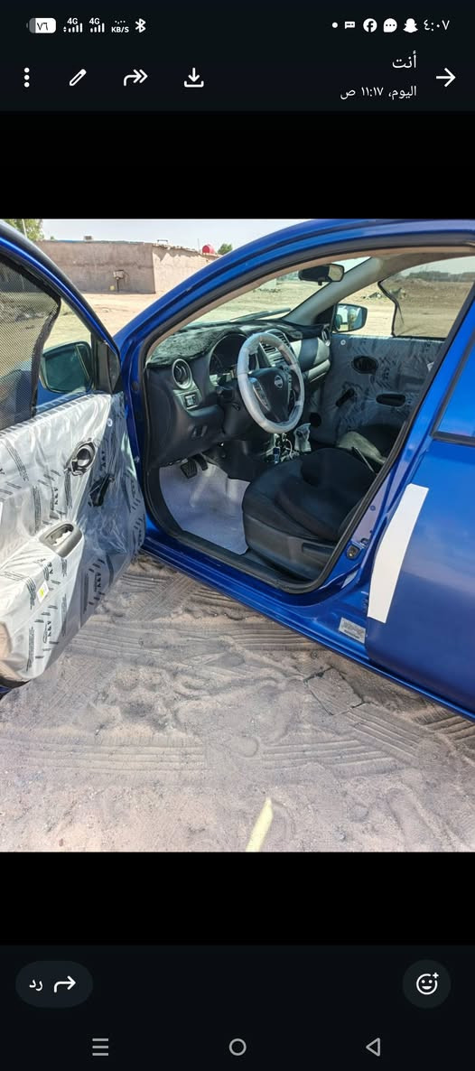 نيسان فيرسه مديل ١٧  عنوان بصره سعره ٨٥
***********
بيها مكانات صبغ
