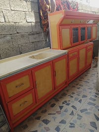 كاونتر ٣ قطع • ثلاجة ١٨ قدم • طباخ قياس ٨٠