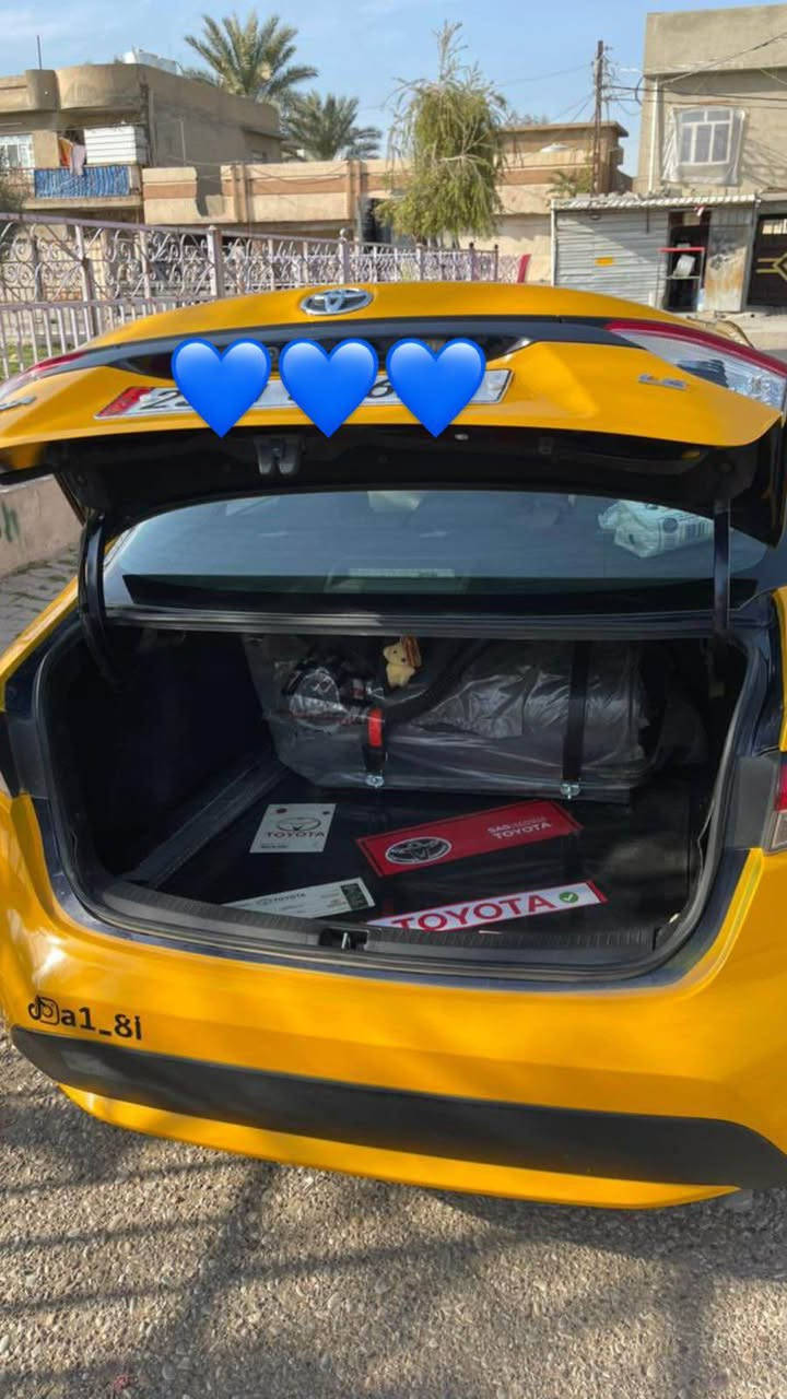 🟢Toyota corolla 2022LE 🟢
تكسي جاهز دفتر بانزين منضومة غاز جاهزا 
نقابه مصفر شرط التحويل والغرامات 
شرط بدون دواخل كافة ايرباكات سليمه 
حجم المحرك 4 سلندر (18) 

🔴(السعر/19000 $ )

🔴المواصفات :

   
رادار أمامي(تحديد مسار)
تحكم وضعيات القياده
Drive ModAuto Stop)
هاند بريك بصمة
اوتو هولد(Auto Hold)
مانع انزلاق+ABS
كاميرا خلفية 
تحكمات استيرن 
وبقية المواصفات المعروفة
الضرر كما موضح بالصور

🔴(العنوان/كركوك)
&&&

🔴الاتصال

***********
*********** كركوك, العراق
