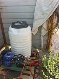 منظومة غسل • ماطور بنزين • تانكي ٥٠٠ لتر